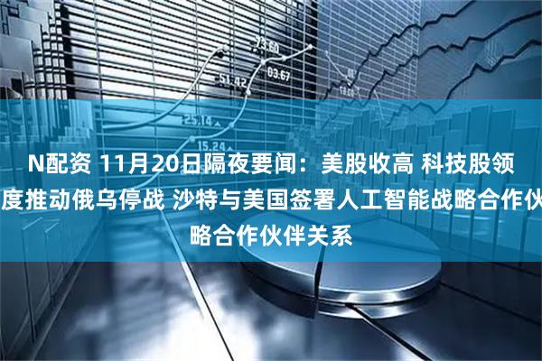 N配资 11月20日隔夜要闻：美股收高 科技股领涨 美再度推动俄乌停战 沙特与美国签署人工智能战略合作伙伴关系